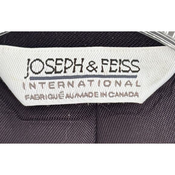 Joseph & Feiss Mens 48R Wool Navy Gold Button Blazer Suit Jacket Career Preppy - Picture 8 of 10